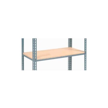 Global Equipment Additional Shelf Level Boltless Wood Deck 36"W x 12"L - Gray 254459B